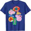 Peppa Pig Travel Patches Around The World Cairo India London T-Shirt - Royal Blue