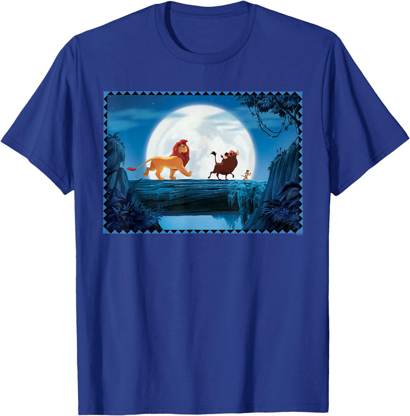 Disney The Lion King 30th Anniversary Hakuna Matata March T-Shirt - Royal Blue