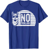 Teetro No Probllama Cool Llama Sunglasses Humor Animal T-Shirt - Royal Blue