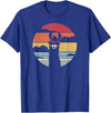 Pack A Punch Llama, Retro Style Alpaca T-Shirt - Royal Blue