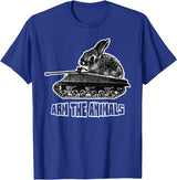 Cute Rabbit Lover Bunny Graphic Tank Top in Royal Blue