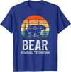 Funny Bear Hunting Lover Bear Hunter Bear Removal Technician Bear Hunting Bear Hunter T-Shirt - Royal Blue