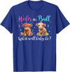 Heifer or Bull Gender Reveal Decorations & Gifts Highland Cow Print Heifer Or Bull Gender Reveal Baby Shower T-Shirt - Royal