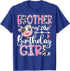 Farm Cow Family Matching Bday Party Brother Of The Birthday Girl Pink Farm Cow 1St Birthday T-Shirt - Royal Blue
