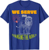 Lions Club members gift Lions Club we serve for changing the world volunteer gift T-Shirt - Royal Blue