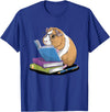 Guinea Pig Reading Books Reader Tee Guinea Pig Reading Books Bookworm Pet Lover Reader Librarian T-Shirt - Royal Blue