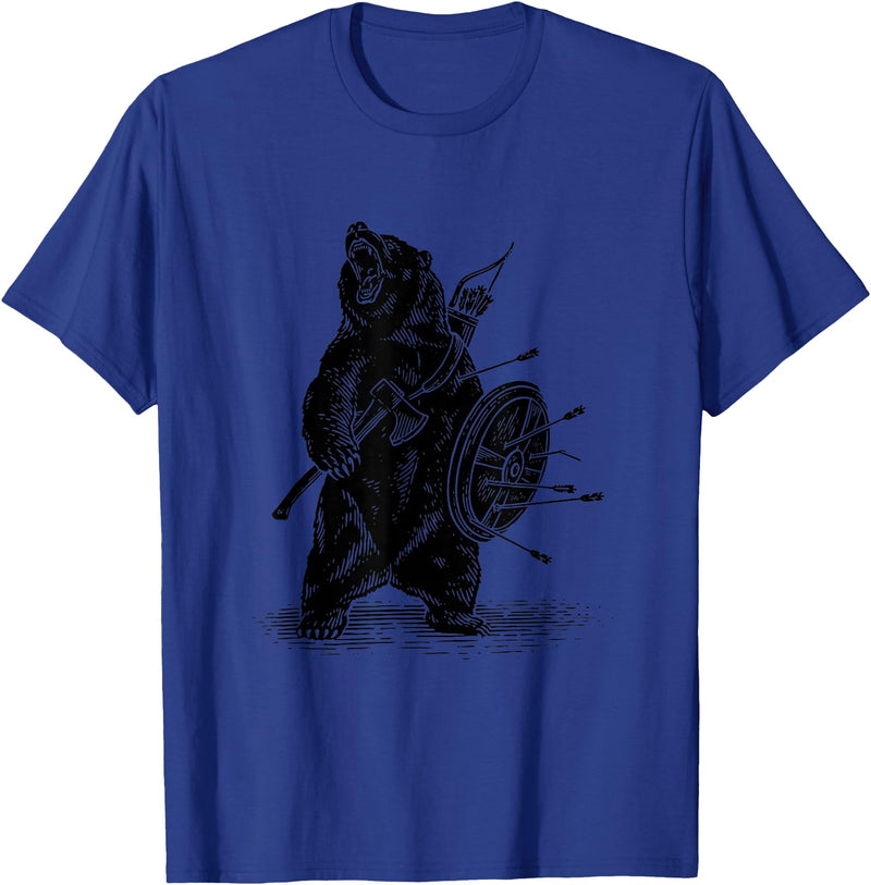Amazing T shirt Viking Bear T-Shirt Polar Bear T-Shirt T-Shirt - Royal Blue
