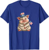 USA Pig Outfit Awesome US Pig T-Shirt - Royal Blue