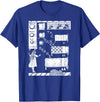 Vintage Fairy Tale Shirts The 3 Bears Vintage Goldilocks Retro Fairy Tale T-Shirt - Royal Blue