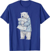 Sleeping & Napping Funny Designs For Nap Lovers Funny Sleepy Polar Bear Pajama Women Men Kids Boys And Girls T-Shirt - Royal Blue
