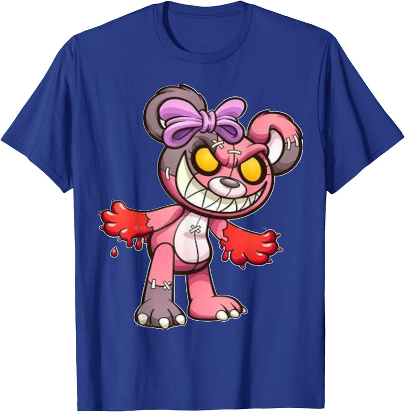 Teddybär Bad and Cute Teddy Bear T-Shirt - Royal Blue