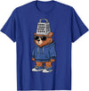InGENIUS Bear Lover Shirts & Gifts Funny Bear with Cheese Grater Hat Sunglasses Bear Lover Boys T-Shirt - Royal Blue