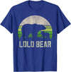 Lolo Bear Gifts & Shirts From Grandchildren Funny Filipino Grandpa Shirts From Grandkids, Cub Lolo Bear T-Shirt - Royal Blue