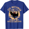 Funny Mothman Cryptozoology Cryptid Meme Tees Funny Mothman Stole My Catalytic Converter Mothman Cryptid T-Shirt - Royal Blue