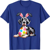 Men Women Rabbit T-Shirt in Royal Blue