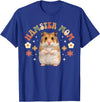 Hamster Mom Groovy Hamster Mama Hamster Owner Hamster Lover T-Shirt - Royal Blue