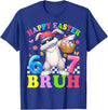 Six Seven Happy Easter 67 Dabbing Rabbit Meme Bunny Kids Boy T-Shirt in Royal Blue