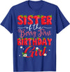 Sweet Strawberry First Birthday Girl Matching Sister Of The Berry First Birthday Girl Strawberry Lover T-Shirt - Royal Blue