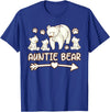 Aunt bear tee shirts, Auntie bear tshirt Auntie bear shirt for womens, Aunt bear 3 cubs t shirts T-Shirt - Royal Blue
