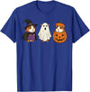 Funny Halloween Guinea Pig Costume Guinea Pig Halloween Ghost Pumpkin Funny Guinea Pig Women T-Shirt - Royal Blue