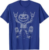 Funny El Rocker Pumpkin Tee Shirt El Rocker Pumpkin T-Shirt - Royal Blue