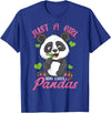 Panda Shirt & Tees Just A Girl Who Loves Pandas Shirt for Girls T-Shirt - Royal Blue