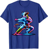 Cow Karate Black Belt Apparel Cow Karate Kick Punch Cute Funny Cool Martial Arts Cow T-Shirt - Royal Blue