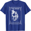 Bride Groom Wedding Bachelorette Halloween Gothic Halloween Bride Groom Wedding Bachelorette Party T-Shirt - Royal Blue