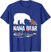 Nana Bear Autism Family Shirt Cute Nana Bear Autism Awareness Shirt Autistic Family T-Shirt - Royal Blue