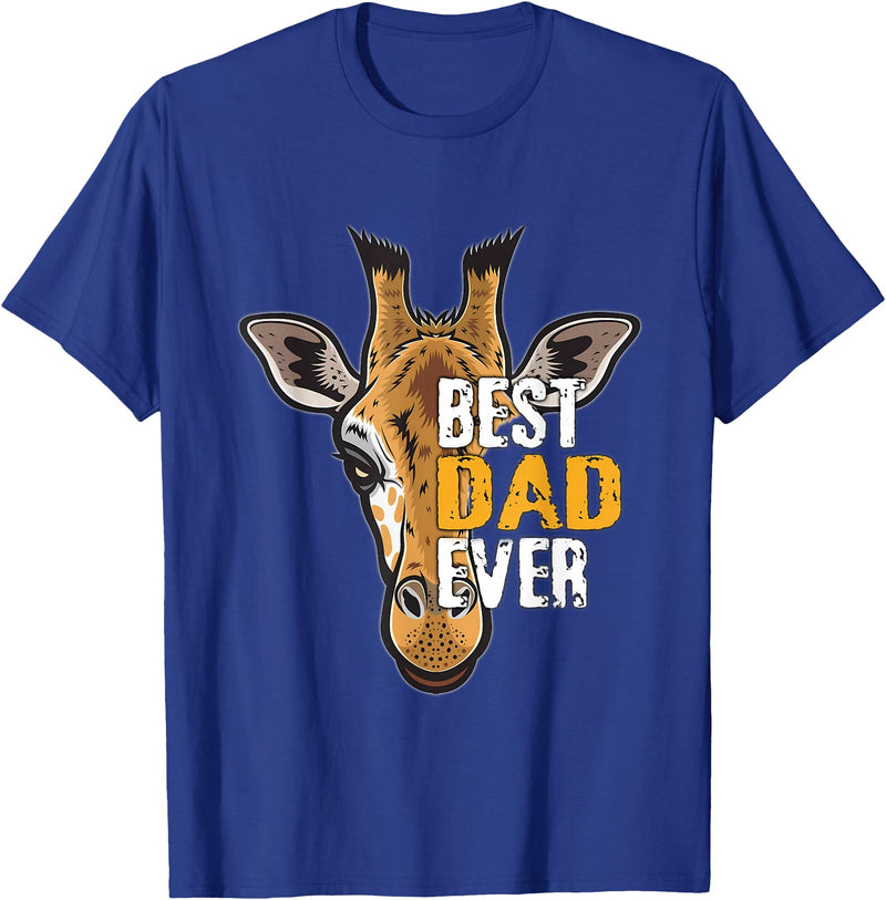 Giraffe shirt for dad, Giraffe costume for mens Giraffe shirt for father, Giraffe shirt for father birthday T-Shirt - Royal Blue