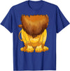 Lion Lazy Halloween costumes Lion Body Halloween Costume T-Shirt - Royal Blue