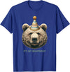 Love bears bear mom bear dad Funny Hiking Camping Birthday It's My Birthday Cute Grizzly T-Shirt - Royal Blue