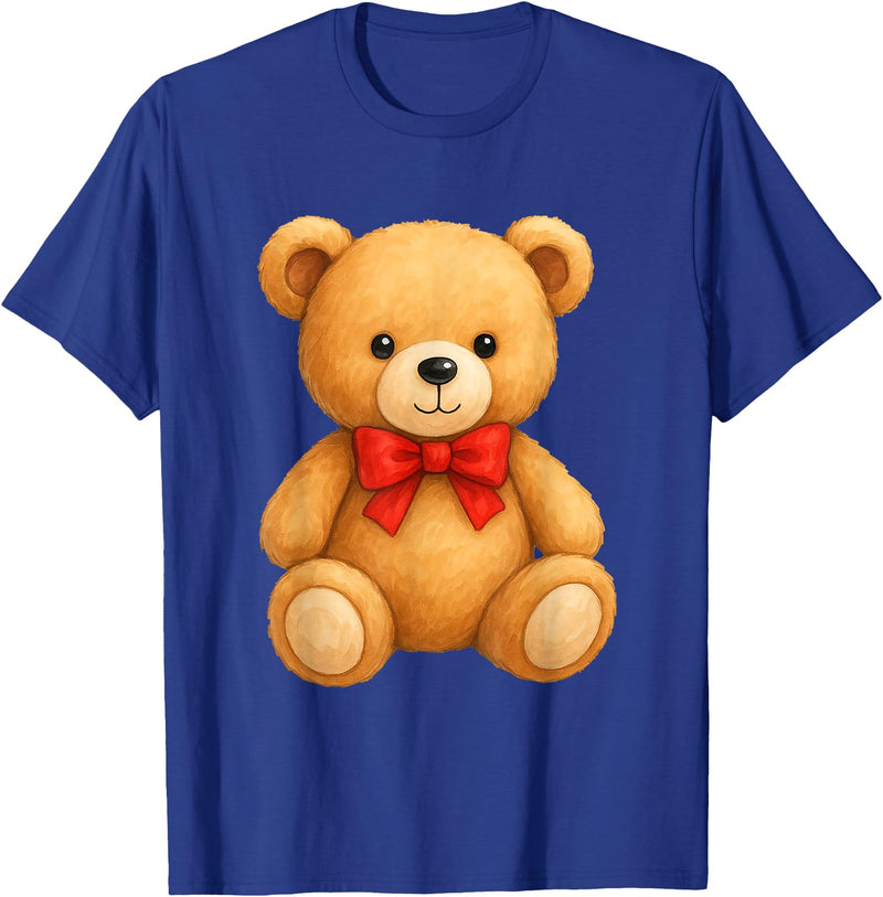 Teddy Bear Accessories Gifts Women Men Kids Teddy Bear Cute Teddy Bear Lover Illustration Graphic Design T-Shirt - Royal Blue