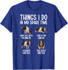 Funny Mini Pigs For Mini Pig Lover Things I Do Mini Pig Lover Mini Pigs T-Shirt - Royal Blue