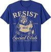 Bear Penguin Flippers Up Tees Bears Penguins Resist Social Club Only You Can Prevent T-Shirt - Royal Blue