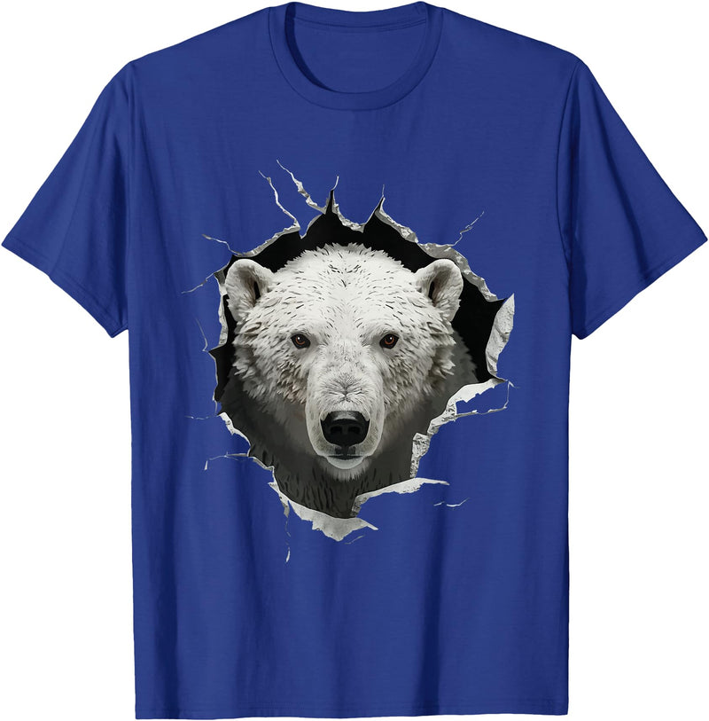 Funny Polar Bear Design Polar Bear T-Shirt - Royal Blue