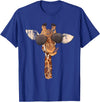 Giraffe Quotes Sunglasses Giraffe T-Shirt - Royal Blue