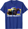 Handicapping Horse Gear Crude Velocity Horse, Horse Racing, Santa Anita, Del Mar T-Shirt - Royal Blue
