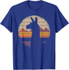 Llama Alpaca - Retro 70s 80s - Birthday Llama Alpaca - Retro 70s 80s Graphic Vintage Men Women T-Shirt - Royal Blue