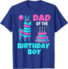 gaming gamer Birthday Llama Pinata Family Apparel dad of Birthday Boy Llama Pinata Party Family mathing Men T-Shirt - Royal Blue