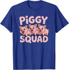 Piggy Squad - Matching Outfit Pig Lover Design T-Shirt - Royal Blue