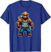 Jay Moe Design I Love Muscle Bear Funny Gay Big Tools LGBTQ Pride Vintage T-Shirt - Royal Blue