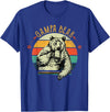 Gampa Bear Funny Father's Day shirt Mens Vintage Gampa Bear Shirt Funny Fathers Day T-Shirt - Royal Blue