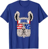 Mega USA Patriotic Animal Shirts USA Patriotic Llama Shirt - July 4th T-shirt - Alpaca T-Shirt - Royal Blue