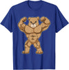 Snabdesign84 Bear Bodybuilder Bodybuilding Sports T-Shirt - Royal Blue