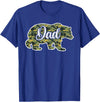 Bear Hunting Gifts For Hunters Men’s Bear Hunter Dad Camouflage Shirts, Father Hunting Camo T-Shirt - Royal Blue