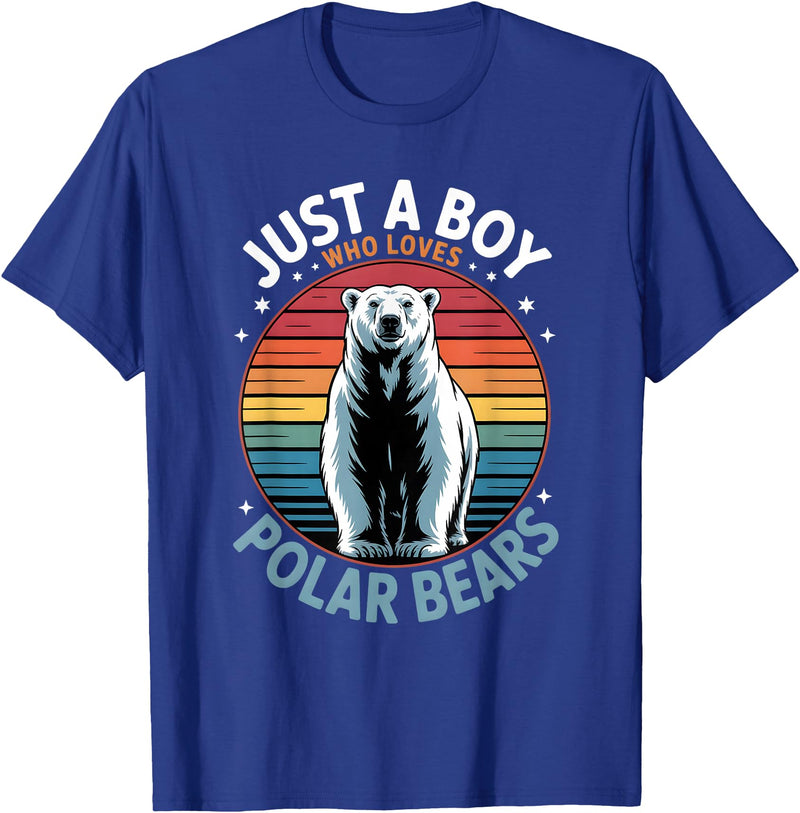 Polar Bear Shirts & Gifts for Boys Boys Polar Bear T-Shirt - Royal Blue