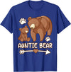 auntie bear tee shirt, aunt bear t-shirts womens Auntie bear tshirt, aunt bear t shirt for women T-Shirt - Royal Blue