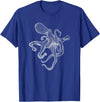 Threadrock Octopus Ocean Marine Fish Lover T-Shirt - Royal Blue