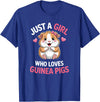 Guinea Pig Shirts & Gifts for Girls Girls Guinea Pig T-Shirt - Royal Blue